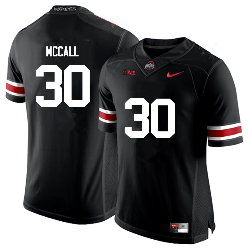 Ohio State Buckeyes #30 Demario McCall College Football Jerseys Game-Black